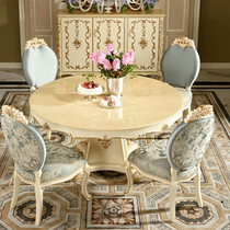 Fubao-Flandis Restaurant Round Dining Table Dining Table Armless Dining Chair Sideboard Restaurant Storage Cabinet