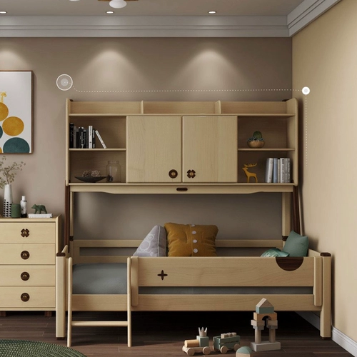 西西米亚 Двухъярусная кровать, двуспальная кровать, многофункциональная кровать, двуспальная кровать, детская кровать FA105 Star Paw Team