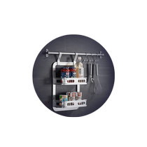 (Nanming) Huida Bathroom High-end atmospheric simple home load-bearing and pressure-resistant stainless steel wall-mounted towel rack 5804