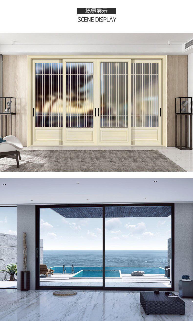 Pleasant Hair Windows Wise Beauty Ramen Aluminum Alloy Customized Ramen Kitchen Door Seals Balcony Door Soundproofing