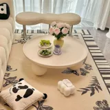 Wenuo Nordic комбинированный журнальный столик, простой, легкий, роскошный, домашний, кремовый, новый круглый, современный, для гостиной, небольшой столик для квартиры