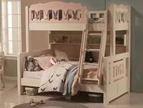 Standard imported log environmentally friendly rabbit style fashionable style mother-in-law bed