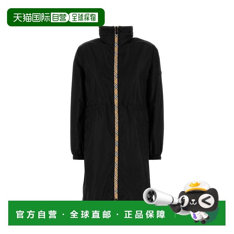 1 hour refundable BURBERRY Women's Windbreaker 8110311A1189 AW2025 Black Vintage Ch