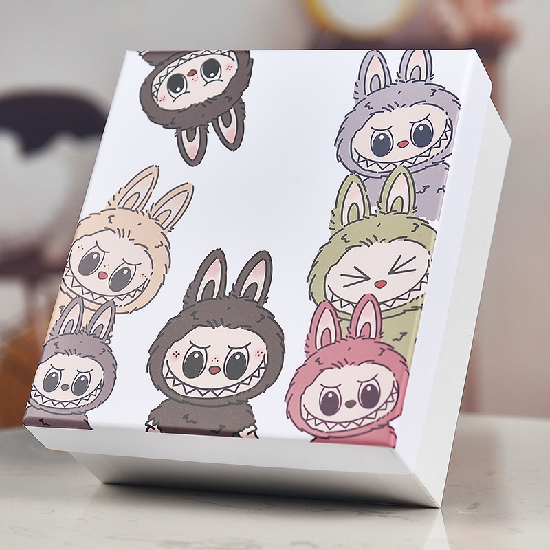 Labubu Gift Box Birthday Gift Box Packaging Box Gift Box for Baby, Girlfriend, Boyfriend Large Gift Box
