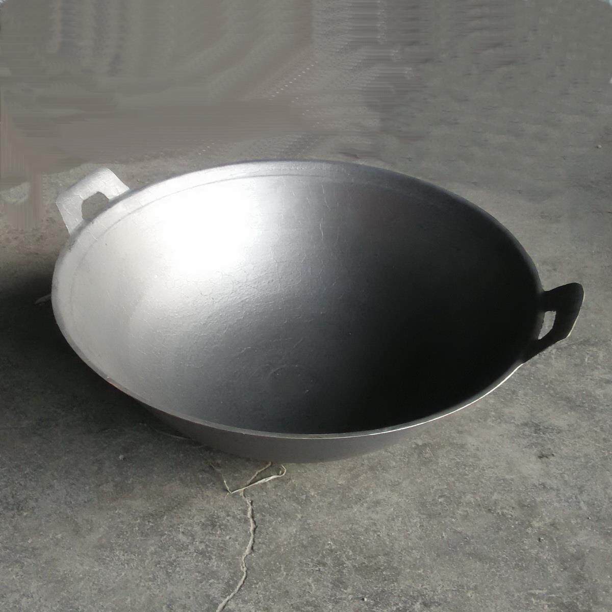 Thickened old-style pig iron pot cast iron pot cafeteria pot raw pot various models of pig iron pot pig iron pot raised 1