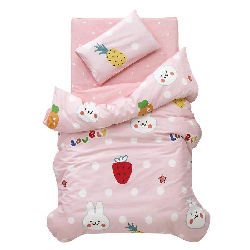 All cotton six-piece cotton children contain three pieces of kindergarten set of nursery children in nursery bedding by nap