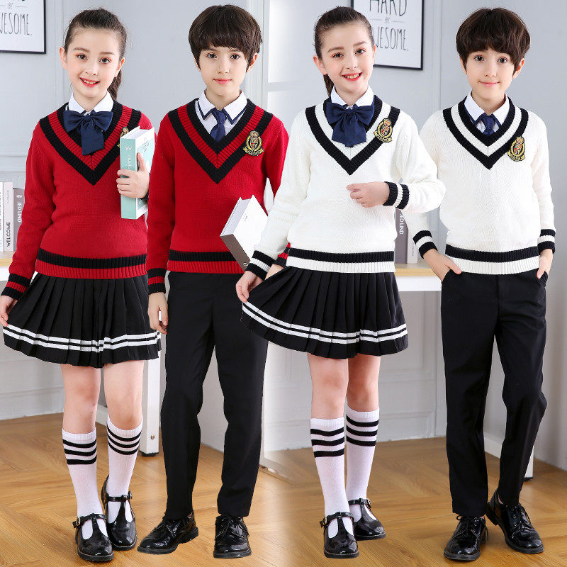 Children's primary and middle school students chorus performance clothing poetry recitation performance clothing British style school uniform kindergarten garden clothing