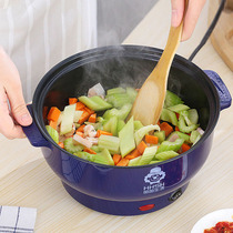 Multifunctional cooking pot electric baking pot barbecue grill household electric hot pot cooking frying breakfast net red all-in-one pot