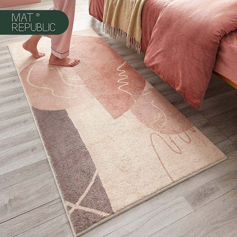 (Lamb Velvet Carpet) Net Red Girl Heart Creative Bedroom Carpet Home Bay Window Floor Mattress Bedside Bedside Blanket