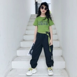 Детский комплект, летняя одежда, костюм, в западном стиле, сезон 2021, для подиума