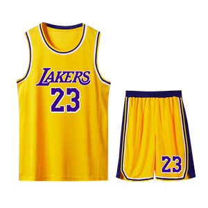 科比球衣24詹姆斯23号湖人纪念版篮球服套装定制男女儿童队服背心