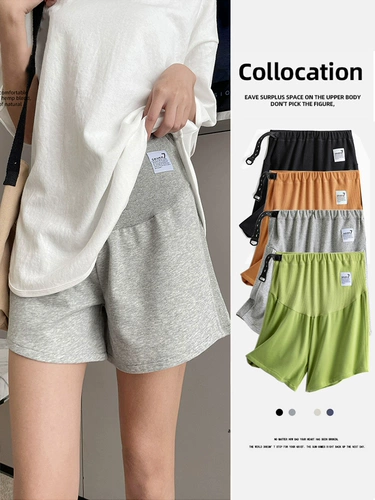 Шорты для беременных, штаны, тонкие хлопковые леггинсы, безопасная летняя одежда