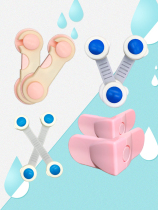 CHILD CABINET DOOR DRAWER SAFETY LOCK BABY PUSHDOOR REFRIGERATOR WINDOW LENGTHENED DOOR OPEN BUTTON BABY PROTECTIVE LOCK CLIP HAND