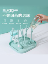 Baby bottle drain rack Childrens baby dry cups Home shelves Dust-proof water filtration brackets to contain water glass shelves