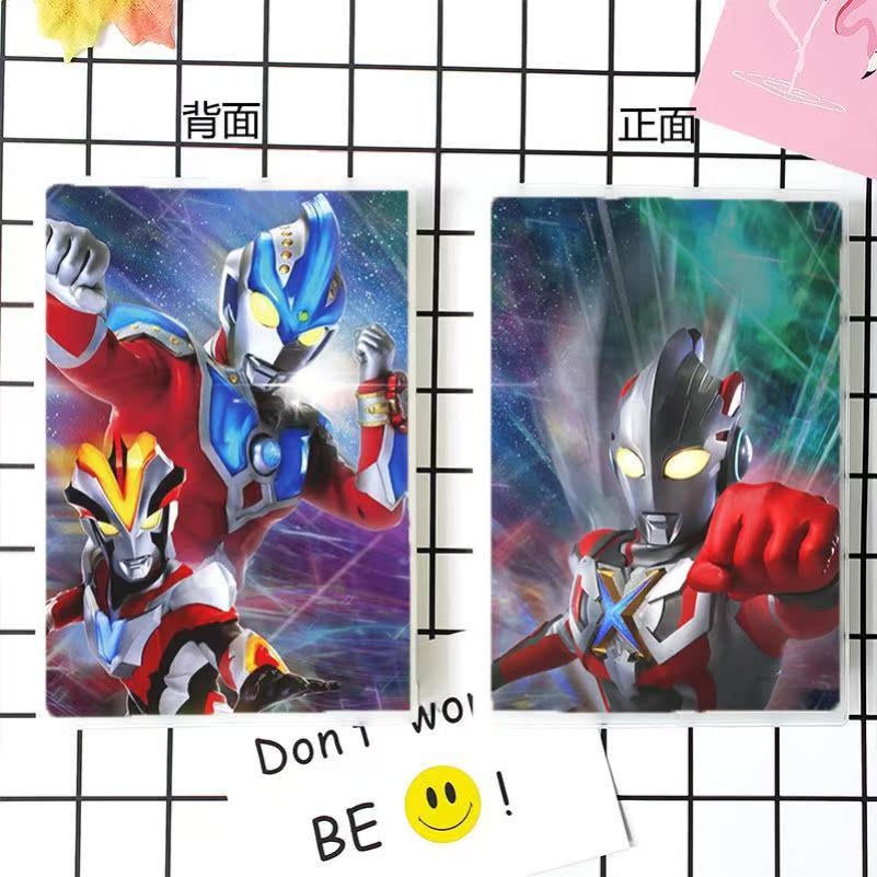 Ultraman notebook soft leather children primary school students cute cartoon boy diary notepad plastic sleeve animation