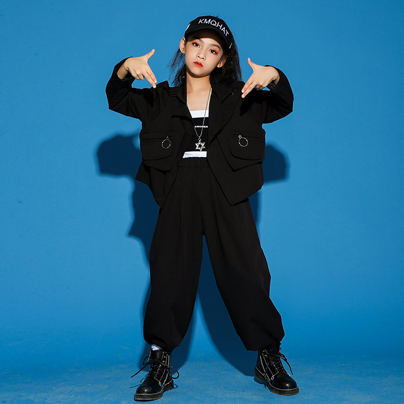 Girl Jazz Dance Girl Street Dance Kitchen Hip Hop Child Jazz Show Clothes Fashion Show