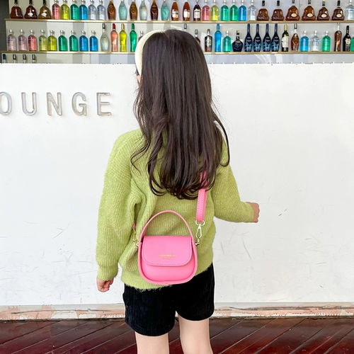 Модная ретро детская сумка, универсальная детская сумка через плечо, кошелек, в корейском стиле