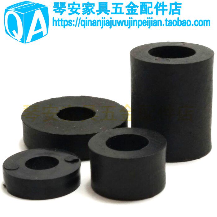 Black Nylon Spacer Plastic Flat Pad Insulation Flat Gasket Plastic Washer Thickened M5M6M8M10M12