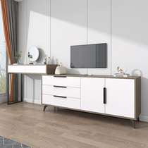 Dressing table TV cabinet integrated household storage storage living room bedroom small apartment environmentally friendly durable dressing table cabinet