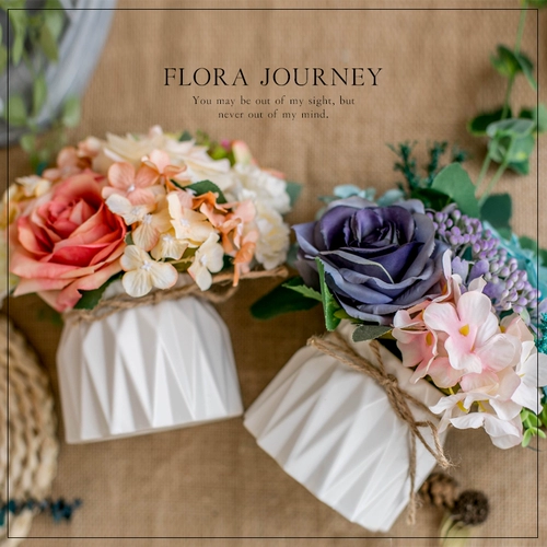 Северная спальня поддельная цветочная симуляция цветок гостиная декоративные цветочные украшения европейский вель