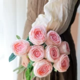 2022 Высокий легкий роскошный симулятор цветок Чувствует увлажняющий розовый фальшивый гостиной