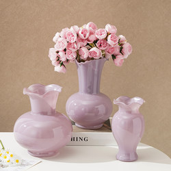 Scandinavian ins Style Glass Vase Minimalist Water Raising Flowers Vase for Home Indoor Office Desktop Decoration Ornaments