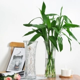 Творческая большая прозрачная шестиугольная стеклянная ваза гидранты, богатая бамбуковая лилия, цветочная бутылка домашняя гостиная украшения