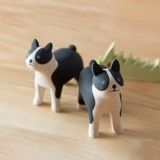 Японская импортная деревянная ручка с животными, кролик, альпака, «сделай сам», кот