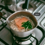 Янаги Сори, импортированная из Японии, матовая снежная сковорода из нержавеющей стали 304, бытовая кастрюля для супа с одной ручкой, горшок для приготовления лапши, горшок для молока с крышкой