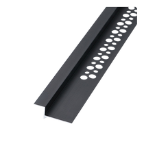 Dianjue Pavilion suspended ceiling closing black edge strip positive corner metal strip putty trimming strip edge sealing decorative strip