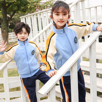 Childrens school uniforms suit Spring and autumn season Primary school Childrens Class Games Performance Costume Kindergarten Garden Clothing Spring Clothing two sets