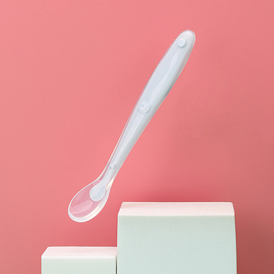 【有运费险】新生婴儿吃饭专用硅胶勺