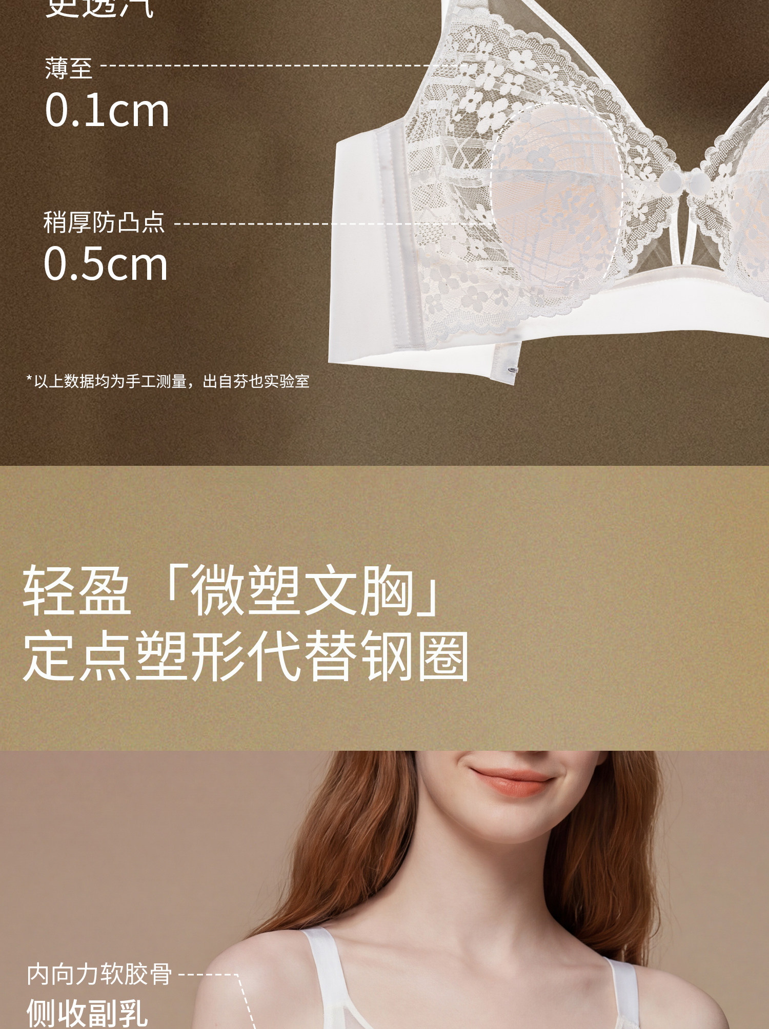 哺乳内衣夏季薄款产后喂奶专用防下垂前开扣文胸超薄透气孕妇胸罩 — 7