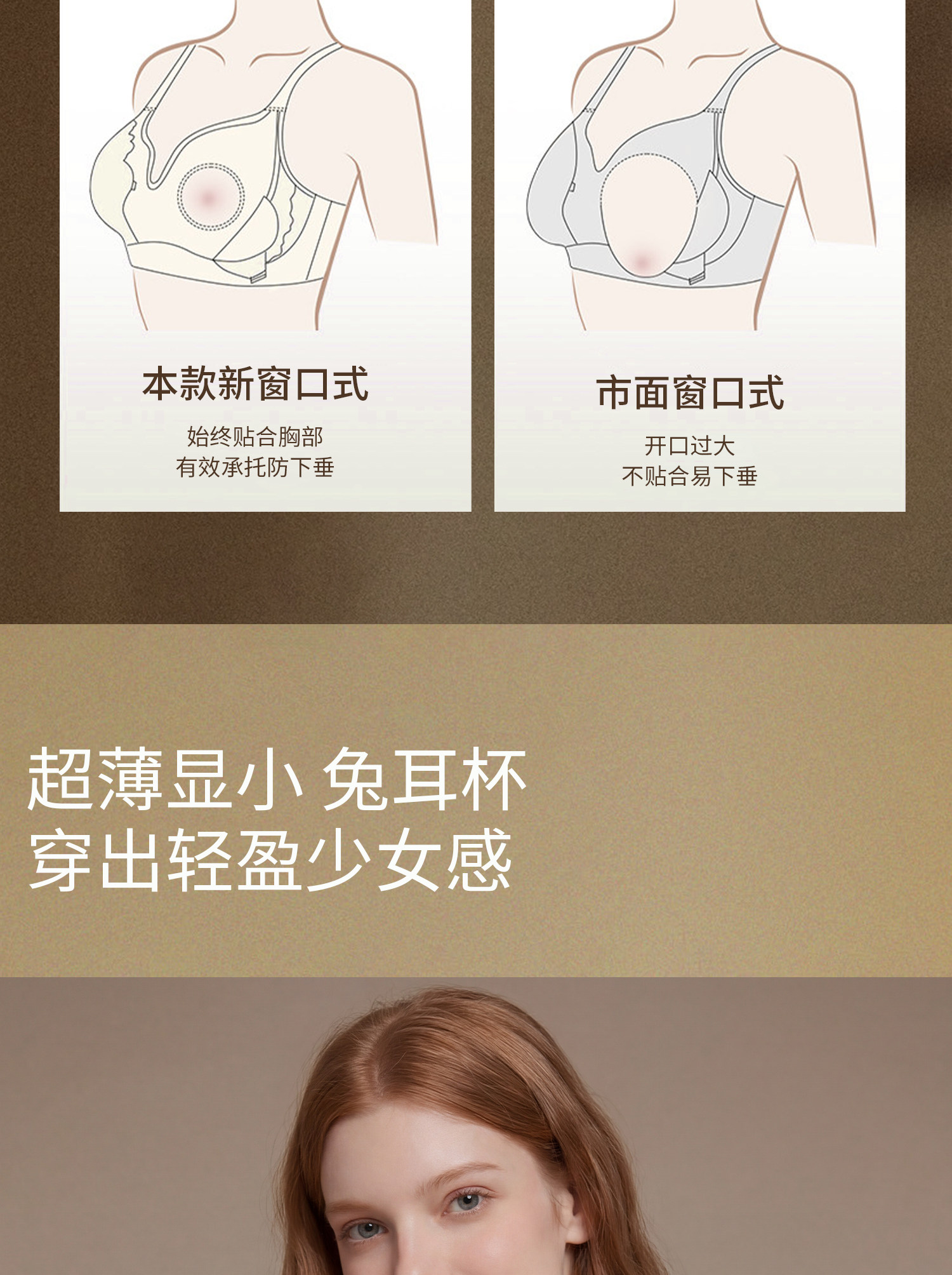 哺乳内衣夏季薄款产后喂奶专用防下垂前开扣文胸超薄透气孕妇胸罩 — 5