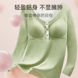 Термобелье, послеродовые штаны для кормящих грудью, бархатное удерживающее тепло демисезонное утепленное нижнее белье для беременных