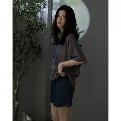 Pajamas women's summer thin two-piece set 2021 New Net red hot summer casual cotton short-sleeved home wear