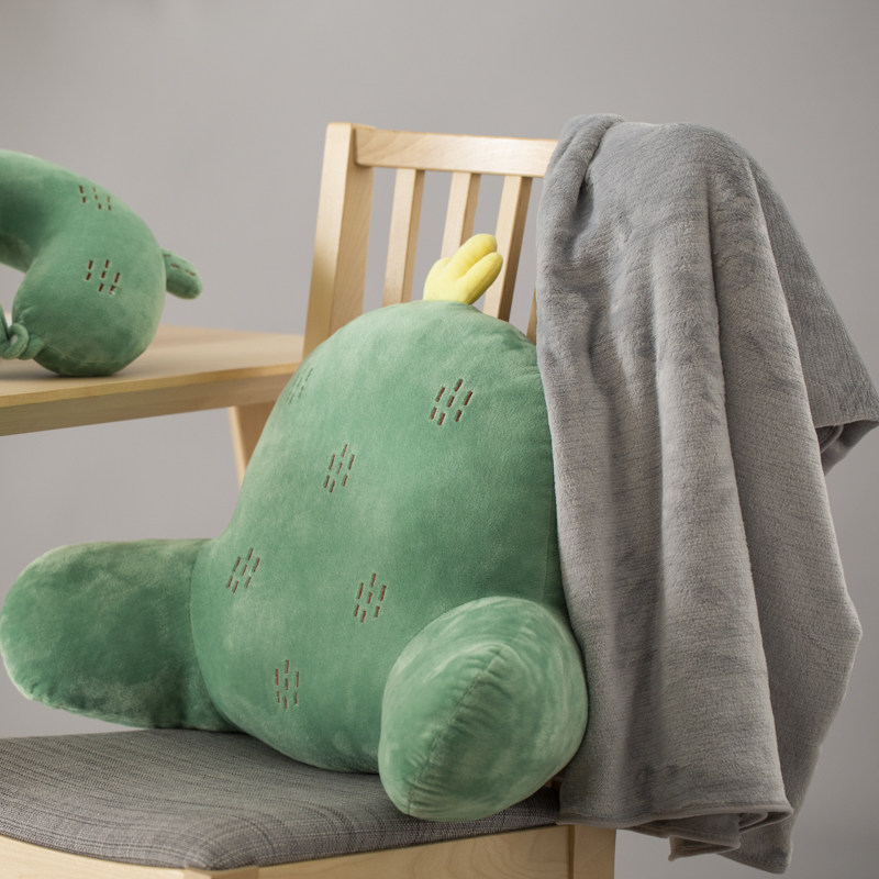  Fruit office Waist Cushion Seat Back Cushion Waist Cushion Backrest Cushion Lumbar Support Pillow Dual-use Hug Pillow Blanket