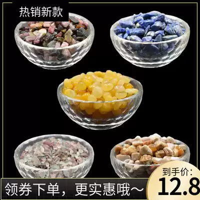 One or two sets of Zang supplies seven treasures, tourmaline, Topaz, Jade, Chrysanthemum Stone, lapis lazuli, eight for Manza pan gem 50 grams