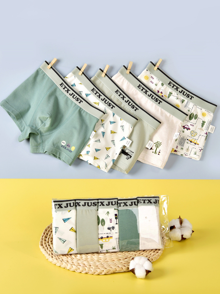 Cotton Boxer Briefs for 12-Year-Old Teenagers
