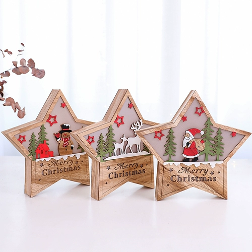 Рождественское брендовое деревянное ювелирное украшение, подарок на день рождения