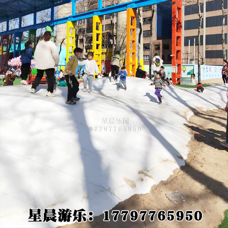 Net Red Scenic Area Trampoline Sand Underground Sand Nest Trampoline Outdoor Unpowered Fitness Park Steam With Rail Small Train