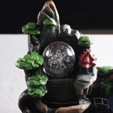 Четырех -летний магазин 13 цветов хрустальный стеклянный газовый пузырьный шариковые шарики шарики шарики шарики и колесное колесо фэн -шуи.