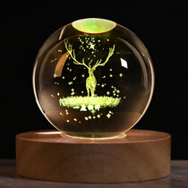 Girls birthday gift luminous crystal ball to send classmates girlfriend couple bedroom girlfriends creative romantic gift