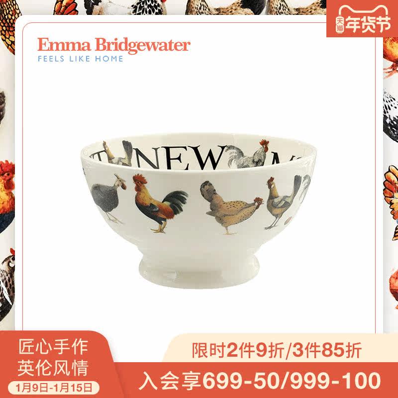 Emma Bridgewater French Toast rice bowl Nordic ins Wind Rooster underglaze ceramic salad Rice Bowl