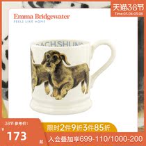 Emma Bridgewater mini-length woolen wax sausage dog pattern Mark cup home glazed under glazed ceramic Mark cup