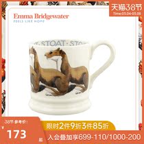 EMMABRIDGEWATER UK Home Glazed Painted Ceramic Mark Cup Animal White Skunk Coffee Cup Mark Cup