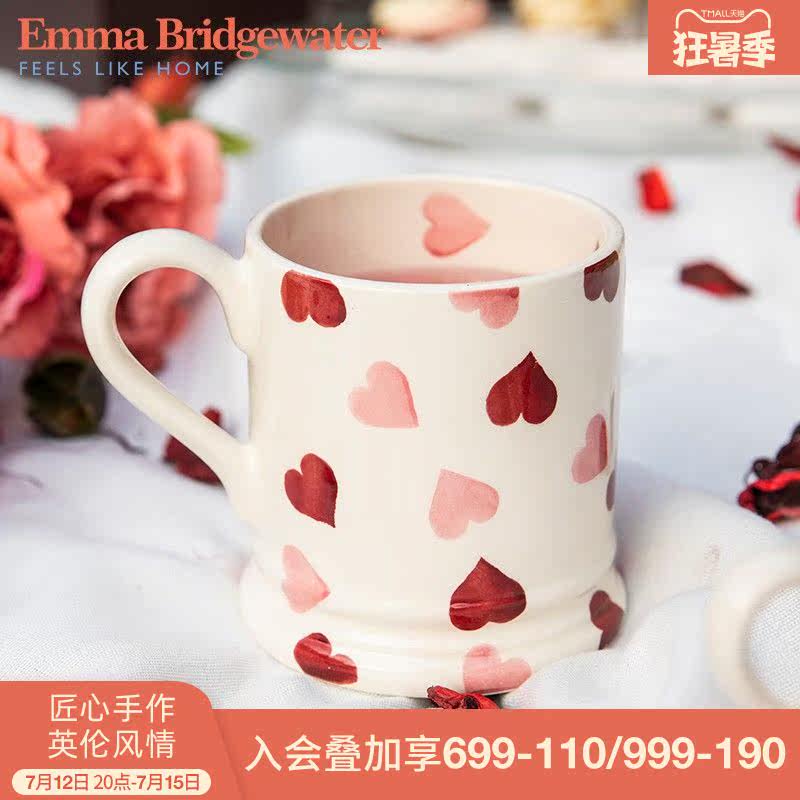 Emma Bridgewater Loving Mark Cup Glazed Ceramic Water Cup Coffee Cup Lovers Cup with lid