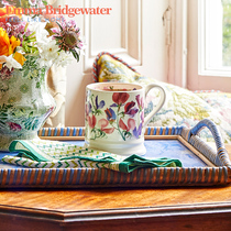 Emma Bridgewater Fragrant Pea Flowers Mark Cup Home Glazed Down Color Ceramic Flowers Coffee Cup Water Cup