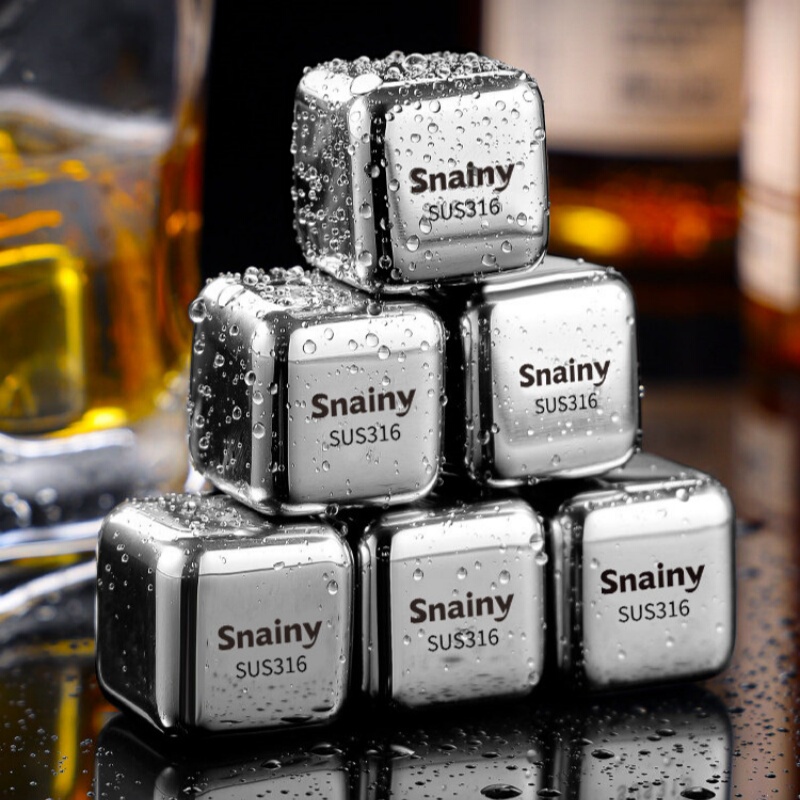 Japanese Food-Grade 316 Stainless Steel Ice Cubes Whiskey Ice Balls Iron Ice Stones Metal Frozen Ice Cubes 304 for Home Use Japanese Food-Grade 316 Stainless Steel Ice Cubes Whiskey Ice Balls Iron Ice Stones Metal Frozen Ice Cubes 304 for Home Use