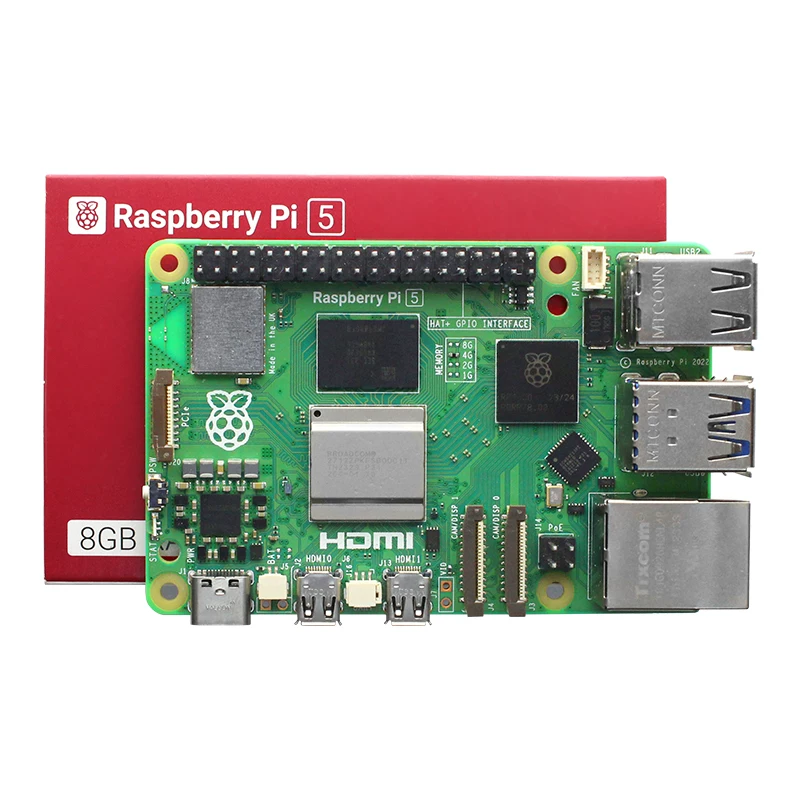 Плата разработки Raspberry Pi 5 5B/4B Raspberry Pi 5 8GB материнская плата набор для программирования Python и AI
